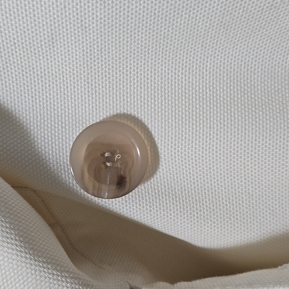 Ann Taylor Women’s off white petticoat blazer. Size L Office, work, formal EUC - Picture 6 of 12